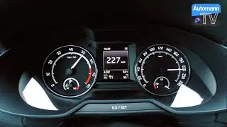 2016 Skoda Octavia RS 230 - 0-231 km/h acceleration (60FPS)