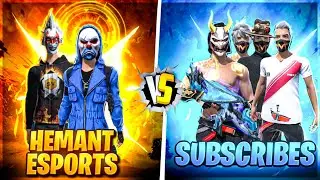 MYGUILD VS SUBSCRIBER   2 VS 4 CSCUSTOM ROOMJOIN IN HINDI #freefire #gyangaming #garenafreefire