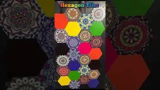 Hexagon tiles 🔘 designer tiles ⭕