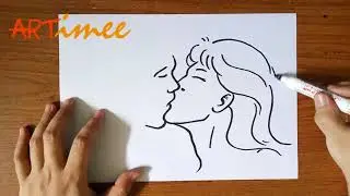 How to Draw People Kissing