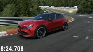 Alfa Romeo Junior Elettrica 280 CV Veloce 2024 on Nürburgring Nordschleife | Assetto Corsa EVO 0.4