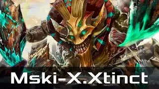 Mski-X.Xtinct - Sand King, Off Lane (Apr 19, 2017) | Dota 2 patch 7.05 gameplay