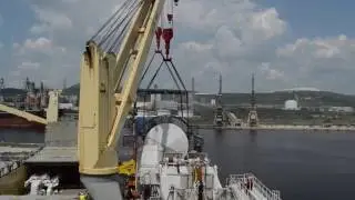 Shipment of 900 Tons Huisman Offshore Pedestal Crane
