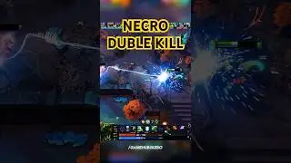 NECROPHOS DOUBLE KILL &mdash; REAPER&rsquo;S SCYTHE STRIKES #dota2 #necrophos #immortalrank #shorts