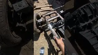 #Homemade tractor front axle steering