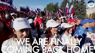 'New opportunities opening up' Celebrations across 4 Ukraine regions which newly added into Russia