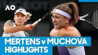 Elise Mertens vs Karolina Muchova Match Highlights (4R) | Australian Open 2021