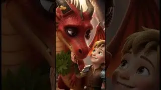 How a Boy Changed the Fate of a Dragon #aistory #cartoon #cartoonstory #shorts #shortvideo #short