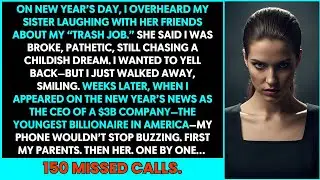 On New Year’s Day I Overheard My Sister Mocked My Trash Job—Then She know it made me a billionaire
