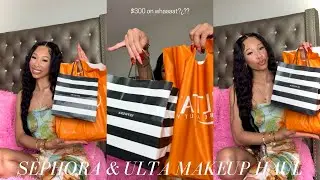 $300 SEPHORA & ULTA SPRING MAKEUP ESSENTIALS HAUL 2025