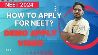 NEET application Demo to apply for NEET 2024 exam in Tamil