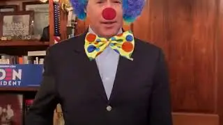 Joe the Clown issues some serious threats to another country's president.