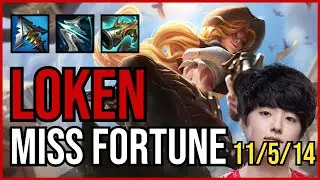 LOKEN - MISS FORTUNE vs. KAI'SA ADC | KR GRANDMASTER | PATCH 10.25