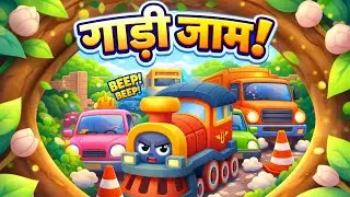 School Buses  Kids Cartoon Hindi Video 