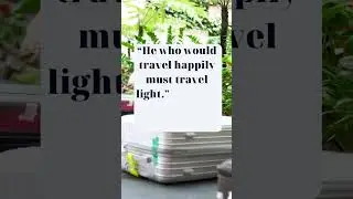 Discover the freedom of traveling light! 🌍✨ #TravelLight #MinimalistPacking #BeingWellTravelCompany