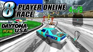 Daytona USA - 8 player Online (777 Speedway) PS3