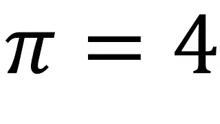 Pi equals 4? | path lengths equal each other?