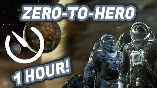 1 HOUR Zero to Hero CHALLENGE on an ALIEN Planet | Space Engineers