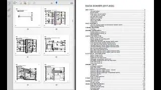 Dacia Dokker 2017 to 2022 - Electrical Wiring Diagrams - Electrical Circuits