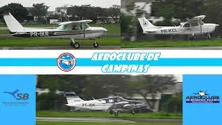 Cessna 172S PR-KCL - Cessna 152 PR-IKR - Piper PA-34-200 Seneca PT-IDY - Aeroclube de Campinas SDAM