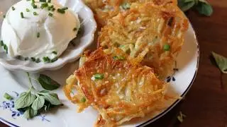 Crispy Potato Latkes Recipe | Super Crispy & Simple