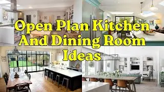 Stylish Open Plan Kitchen And Dining Designs That Blend Comfort And Contemporary Style Dining Room