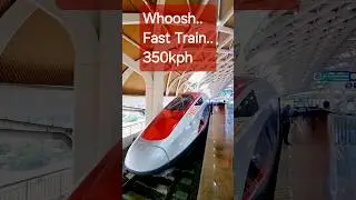 Whoosh fastest train in Southeast Asia #Fastest #Train #Speed #350kph #whoosh