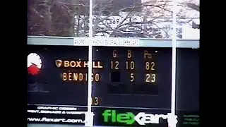 (16/8/14) VFL 🏉 Box Hill v Bendigo Gold @ Box Hill City Oval. The old stand was recently bulldozed.