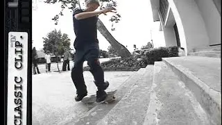 Skater Hits Head Classic Skateboard Slam #105