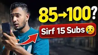 85 Subscribers Se 100 Tak 😳 | Public Challenge Vlog