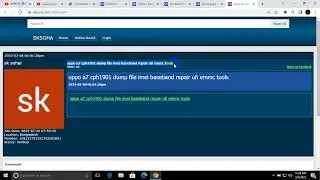 oppo a7 cph1901 dump file imei baseband repair ufi emmc tools