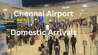 Chennai Airport domestic arrivals | Complete Walk | All transport option