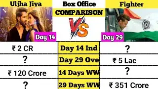 Teri Baaton me aisa uljha jiya movie day 14 vs Fighter movie day 29 collection comparison prediction