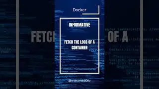 🐳📝 Mastering $docker logs: A Beginner&rsquo;s Guide #shortsvideo #shorts #shortvideo