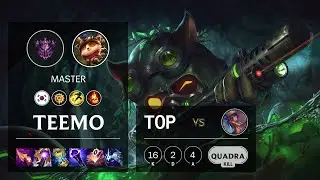 Teemo Top vs Lillia - KR Master Patch 11.21