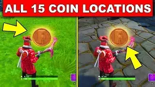 Collect Coins in Featured Creative Islands - ALL 15 LOCATIONS LOCATIONS OVERTIME CHALLENGES FORTNITE