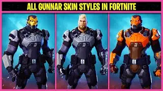 All GUNNAR Skin Styles in Fortnite Chapter 3 Season 2