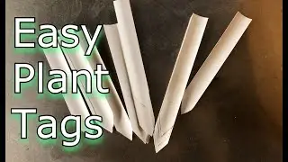 Easy Plant Tags (from blinds)
