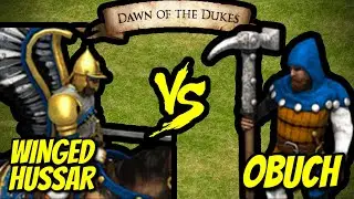200 WINGED HUSSARS vs 200 ELITE OBUCH (Dawn of the Dukes) | AoE II: Definitive Edition