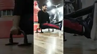 L-SIT (Hold To Failure) #short #ashishfitzone #leg #l-sit #gym #homeworkout #absathome #abs