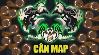 Evowar io - Bật chế độ CÂN MAP khi lên LEVEL 38 đạt gần 800k điểm