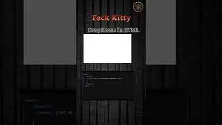 Dropdown in HTML | @techkitty6144 |  #htmlcsswebsite #htmltutorial #htmlcss #dropdownlist #htmltips
