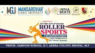 All India Inter-University Roller Sports Championship 2025-26🏆✨ | Day 2 LIVE |#mansarovargroup