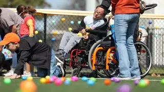 Adapted Easter Egg Hunt for Children with Disabilities