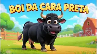 Boi da Cara Preta 🐮 | Música infantil para brincar e dançar!