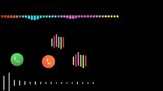 INCOMING CALL ICON ANIMATION BLACK SCREEN BACKGROUND VIDEO COPYRIGHT FREE // CALLS ICONS EFFECT VID