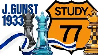 Study 77 - Julius Gunst | Solving Studies to Improve Chess Calculation