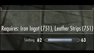 Crafting 751 Iron Daggers - 20 Smithing levels in 6 minutes! #Shorts