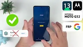 Eliminar Cuenta de Google Motorola Moto G32 | Moto G52 | No abre Ajustes | Actualizado