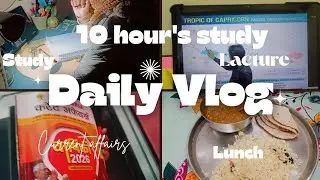 Productive Day In My Life *UPSC Vlog 📚| Study Vlog #upsc #motivation #neet
